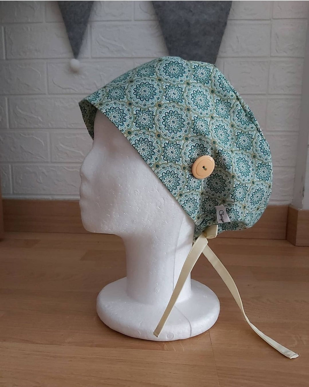 Gorro Mandalas Verdes